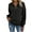 Black, variant on Sweatshirt for Women Quarter Zip up Turn down Collar Lightfleece Lined Fall Casual Pullover Tops with Pocket