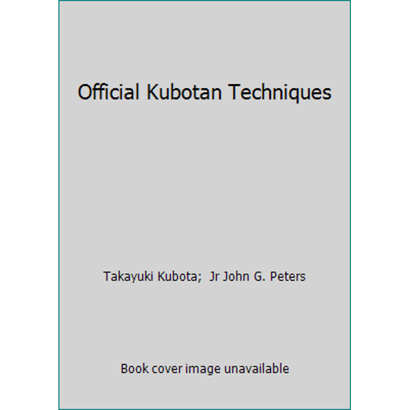 Pre-Owned Official Kubotan Techniques (Paperback) 0923401016 9780923401016