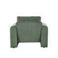 thumbnail image 5 of Weston Home Hampden Round Arm Chenille Accent Chair in Moss Green, 5 of 6