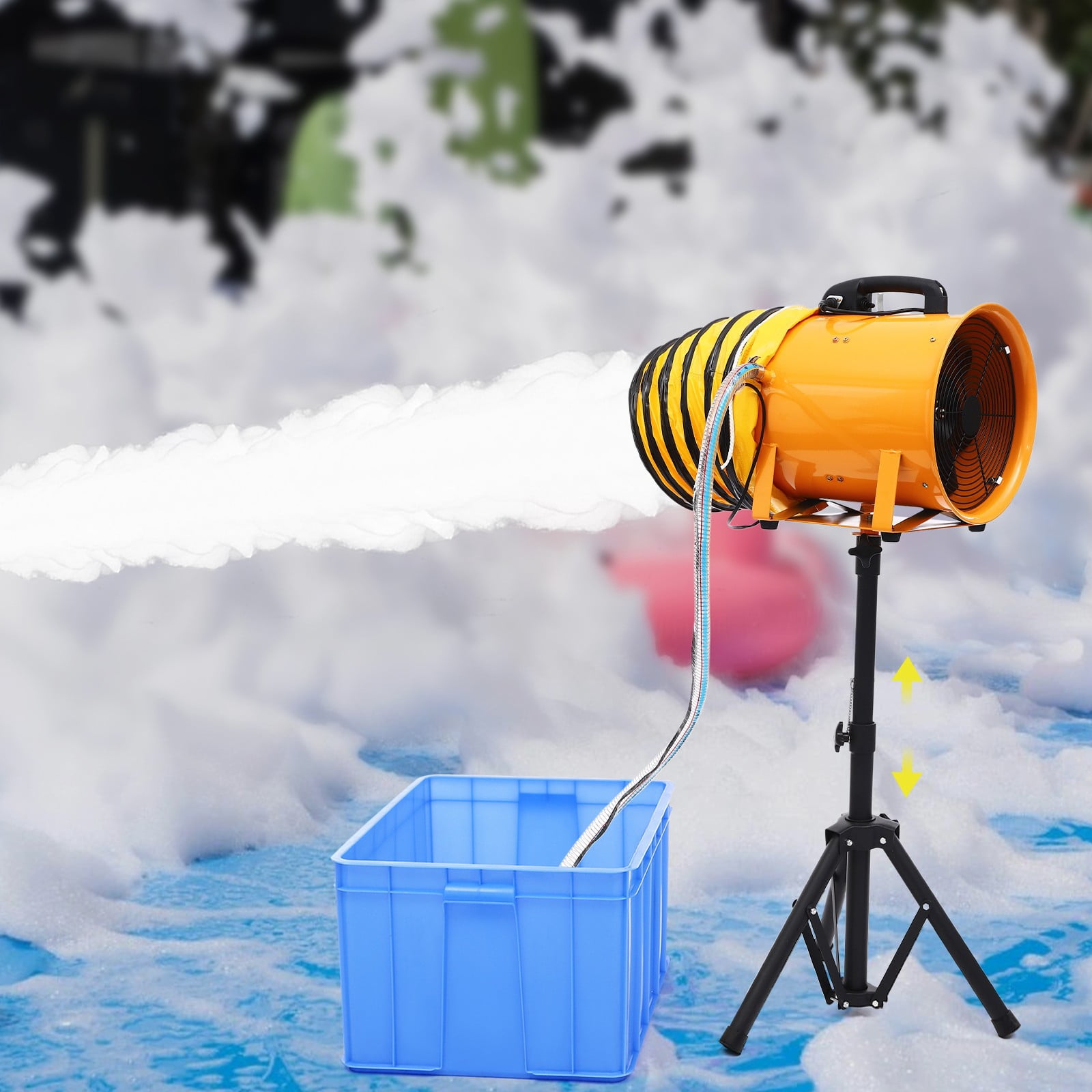 520W Foam Machine for Party, Foam Maker, Sturdy Metal Body, Professional Foam Machine for Stage Shows, Events, Festivals, Playground, 110V