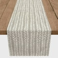 thumbnail image 3 of Creative Products Modern Herringbone Khaki 16x90 Poly Twill Table Runner, 3 of 3