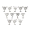 thumbnail image 1 of 12x tazas de trofeo, contenedores de dulces, recompensas, cuenco de estrellas de papel, tarros de almacenamiento de decoración, Mini trofeos de premio Plata, 1 of 8