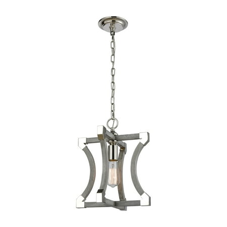 

Elk Home 1141-104 Mies Small 1 Light 12 Wide Pendant - Nickel