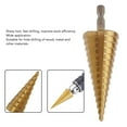 thumbnail image 3 of Juego de brocas de cono de acero abridor de orificios de taladro de pagoda acero para rodamientos de perforación rápida para metal ANGGREK Otros, 3 of 8