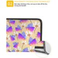 thumbnail image 4 of Door Mat Doormat for Entry Garage Patio Kitchen Bathroom Anti-Slip Shoes Carpet Entry Way Area Mats Home Decor Indoor Rug, Bohemian Hawaii Floral Sea Turtle Pink 15.7 x 20.7In, 4 of 8