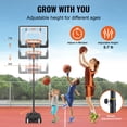 thumbnail image 4 of Canasta de baloncesto VEVOR 81 cm de altura ajustable para uso exterior/interior, 4 of 9