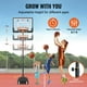 thumbnail image 4 of Canasta de baloncesto VEVOR 81 cm de altura ajustable para uso exterior/interior, 4 of 9