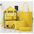 thumbnail image 2 of AMERTEER Four-Piece Student Campus School Bag Large-Capacity Nylon Backpack, 2 of 3