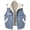 White-1, variant on Womens Sherpa Fleece Lined Denim Vest Loose Sleeveless Coat Wool Warm Jean Jacket Waistcoat Outwear with Pocket