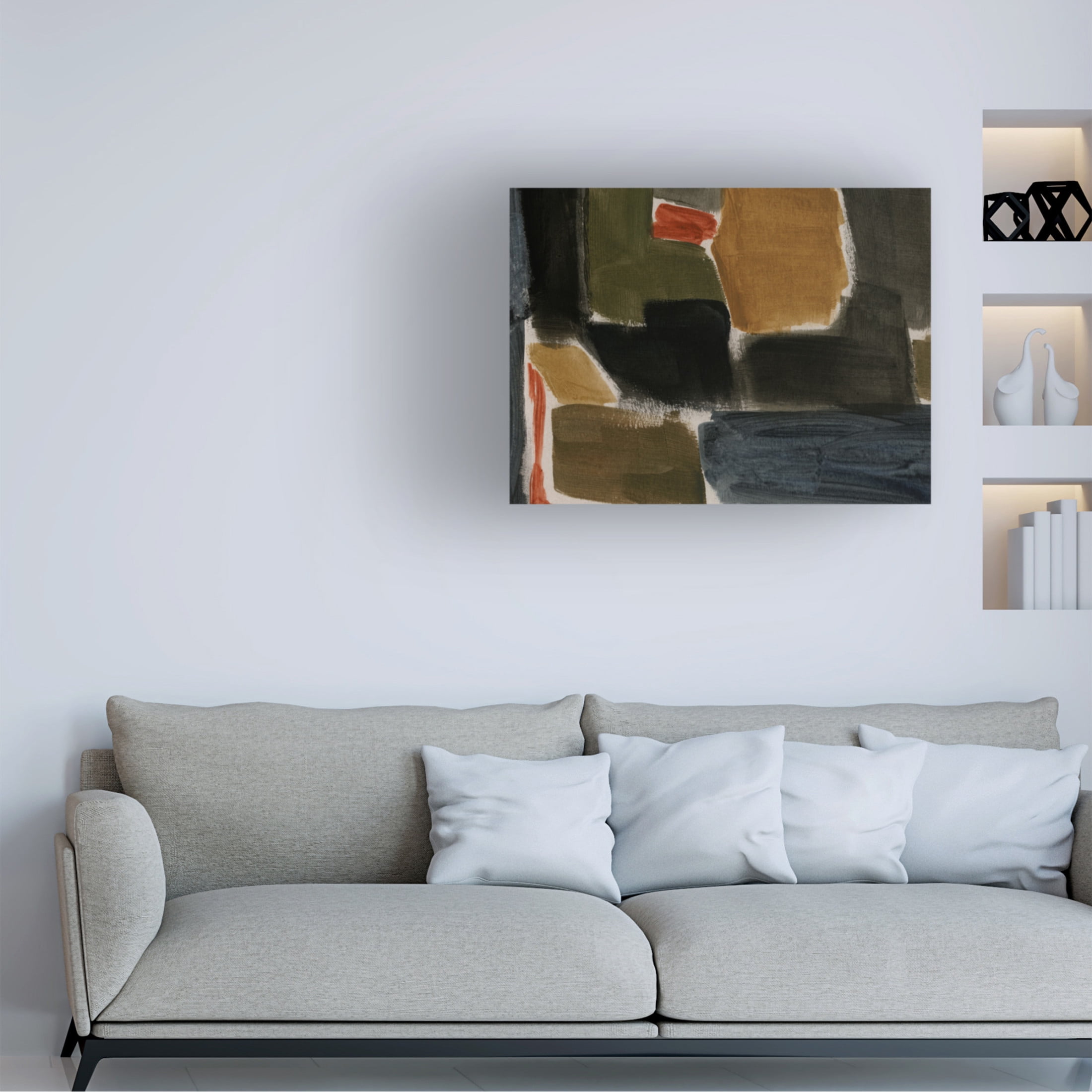 Canvas Wall Art - Victoria Barnes 'Of the Earth II' Wall Art for Living Room, Bedroom, or Office Décor by Trademark Fine Art - 24 x 18 Inches