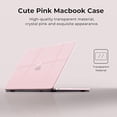 thumbnail image 3 of Crystal Pink Kit de Estuche para MacBook Air 13.6" M5/M4/M3/M2 A3449/A3240/A3113/A2681, 3 of 8