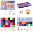 thumbnail image 2 of Bracelet Making Beads Kit Colorful Mixed Glass Beads DIY Jewelry Set (A), 2 of 5