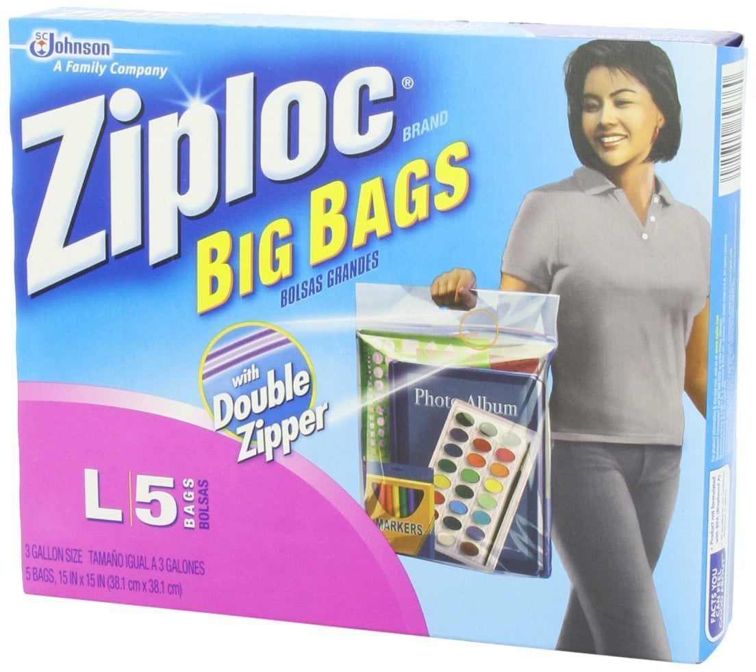 Sc Johnson 10062300001948 Ziploc® Big Bags, Reclosable, 32-1/4 x
