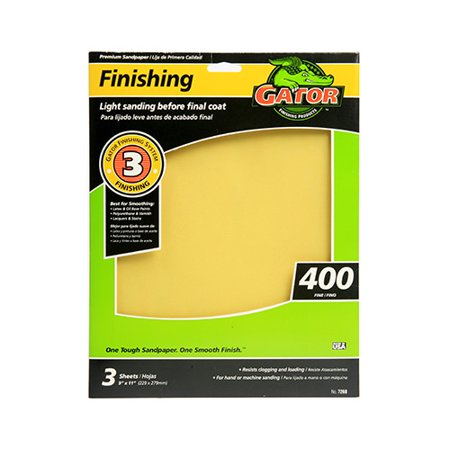 

Ali Industries 7268 3pk 9x11 400grit Sandsheet