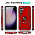 thumbnail image 6 of Casetego for Samsung Galaxy S23 FE 5G Case with Kickstand,Samsung S23 FE 5G Case Military-Grade Phone Case,Red, 6 of 7