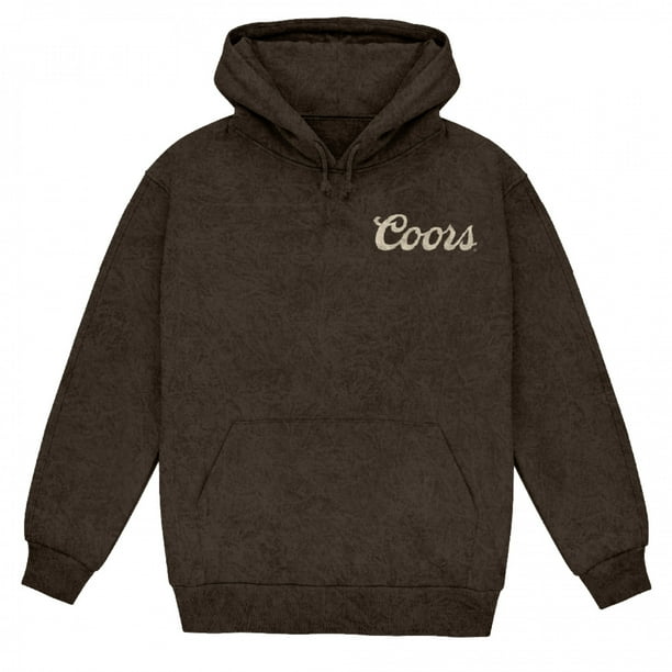 Coors Cowboy Western Sunset Mineral Wash Pull Over Hoodie Medium