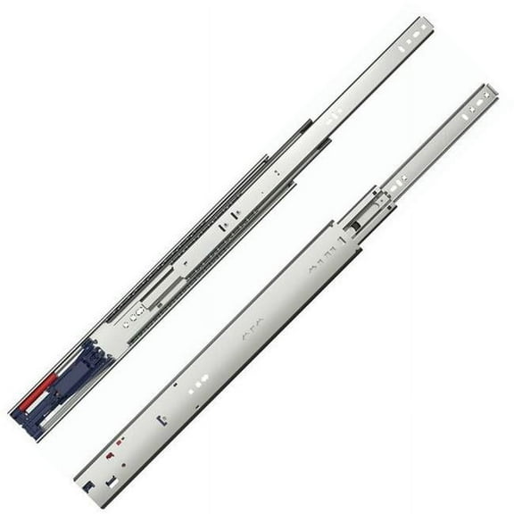 Knape & Vogt KV8850FMB 26 26 in. Full Extension Side Mount Soft Close Drawer Slide
