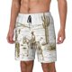 thumbnail image 1 of Balery Western Desert Cowboys Bañador para hombre, shorts de playa de secado rápido con entrepierna y forro de compresión-Large, 1 of 6