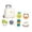 6 pcs, variante sur Lipstore Jouets de Dentition Confort Doux Faciles à Tenir Texturés à Saisir Éducation Précoce 8 Pcs