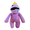 Purple, variant on Kawaii Rainbow Friends Blue Monster Plush Toy, Soft Stuffed Animal for Kids, Birthday & Holiday Gift