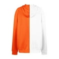 thumbnail image 3 of Fanxing Oversized Sweatshirts for Teen Girl Trendy Colorblock Fleece Hoodies Juniors Drop Shoulder Long Sleeve Pullover Hoody Tops Orange,XXXL, 3 of 5