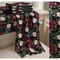 thumbnail image 6 of Soimoi Black Cotton Voile Fabric Leaves & Peony Floral Printed Craft Fabric by the Yard 42 Inch Wide, 6 of 7