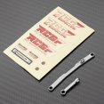 thumbnail image 4 of ZheElen RCGOFOLLOW Aluminum Alloy Durable Steering Link Rod Stronger Steering Linkage Tie Rod For 1/24 Rc Steering Link Rod SCX24 Silver, 4 of 6