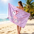 thumbnail image 2 of FEOLGEHLY 51.18x31.49in Large Beach Towels, Microfiber Oversized Beach Bath Towel, Sandproof Quick Dry Pool Towel for Kids, Absorbent Portable Beach Blanket for Camping Yoga Travel Outdoor Use, 2 of 7