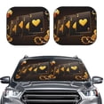 thumbnail image 2 of Wukai Casino Playing Cards Car Front Windshield Sun Shade,Sun Visor Shield Block Automotive Interior Protector Blocks UV Rays-Large, 2 of 6