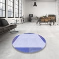 thumbnail image 4 of Ahgly Company Machine Washable Indoor Rectangle Transitional Heavenly Blue Area Rugs, 2' x 5', 4 of 7