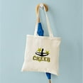 thumbnail image 4 of CafePress - Cheerleader Gold And Black Tote Bag - Unisex Canvas Tote Bag, Beige, 1-Piece, 4 of 6
