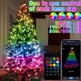 thumbnail image 1 of Amdohai Guirlande Lumineuse de Sapin de Noël RVB Intelligente avec Contrôle Bluetooth, Guirlande Lumineuse LED USB pour l'Extérieur, Télécommande via Application, Guirlande Féerique, Décoration, 1 of 8