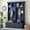 Blue, variant on Farmhouse 4-in-1 Hall Tree with Wood Grain Bench, Versatile Mudroom Coat Rack with 2 Large Storage Drawers, Multifunctional Entrance Organizer Furniture for Hallway, Entryway and Living Room,Blue