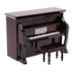 thumbnail image 3 of Kit de piano vertical de madera a escala 1/12 para casa de muñecas. Miniaturas para artistas. café, 3 of 8