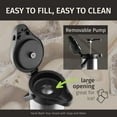 thumbnail image 5 of Cresimo 3 Liter Stainless Steel Thermal Airpot and Thermos, 5 of 9