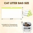 thumbnail image 6 of Odor Control 24.4 x 11.6 inch Durable Drawstring Litter Box Liner Bags, 10 Count, 6 of 7
