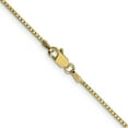 thumbnail image 3 of Avariah Diamonds Solid 14K Yellow Gold 1.3mm Box with Lobster Lock Bracelet - 8", 3 of 8
