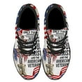 thumbnail image 2 of Only Jesus ChriStand American flag Veteran Can Die For You US Veteran Shoes Sneakers Black Size 8, 2 of 7