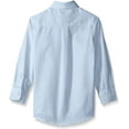thumbnail image 2 of French Toast Boys Long Sleeve Button Down Oxford Shirt, Blue, 16, 2 of 9