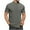 Gray, variant on fatyb Men's Mock Neck Short Sleeve Tshirts Summer Casual Basic Tops Solid Color Pullover Tee for Men