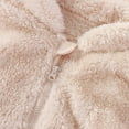 thumbnail image 5 of Lmnyox Toddler Baby's Cute Clothes Set Flannel 2 Piece Outfits Fleece Zipper Sweatshirts and Pants Thermal Loungewear, 5 of 7