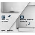 thumbnail image 5 of Alpine Paper Towel Dispenser Wall Mount Commercial - Stainless Steel Paper Towel Holder  for C-fold, Trifold & Multifold Paper Towels, Perfect for Bathroom & Kitchen, 5 of 8