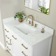 thumbnail image 5 of Gavino 42" Wood Vanity in White with Composite Stone Top no Mirror, 5 of 12