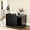 Black, variant on Flip Top Cat Litter Boxes Enclosure Covered Litter Box Hidden Furniture Wooden Cat Washroom Cabinet for , Medium and Large Cat Black