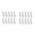 thumbnail image 4 of Masteelf 20 pcs  Clear Plastic Blinds Clips Hidden Valance Clips For Window Treatments Valance Retainer Clips Holder For Vertical Blinds Accessories, 4 of 8