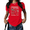 2-Red, variant on UNISHE Women's Dinosaur Skeleton Graphic T-Shirt Funny Science Humor Tee Vintage Paleontology Chart Summer Black Top