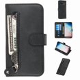 thumbnail image 1 of Estuche de Cuero PU con Cierre para Samsung Galaxy S10 Plus , Funda Protectora con Billetera y Correa, 1 of 6