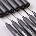 thumbnail image 2 of CAROOTU 6Pcs/Set Waterproof Sketch Pigment Fine Liner Pen Needle Drawing, 2 of 4