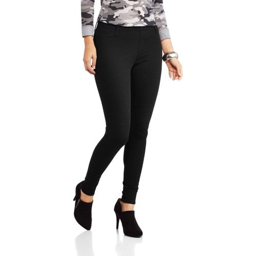 faded glory black jeggings