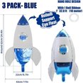 thumbnail image 2 of Blue Rocket Ballon (3 Pcs), 2 of 5